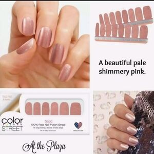 Color Street "At the Plaza" Nail Polish Strips - Soft Beige